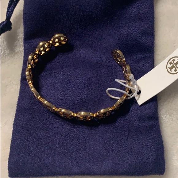 Tory Burch Jewelry - NWT Tory Burch Logo Cuff